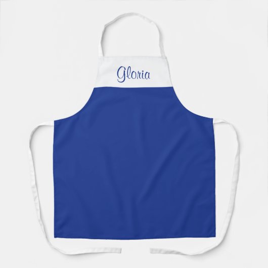 Navy Blue en White Schort (Voorkant)