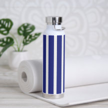 Navy blue en white strepen patroon