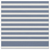Navy Blue en White Striped Fabric Stof (Close Up)