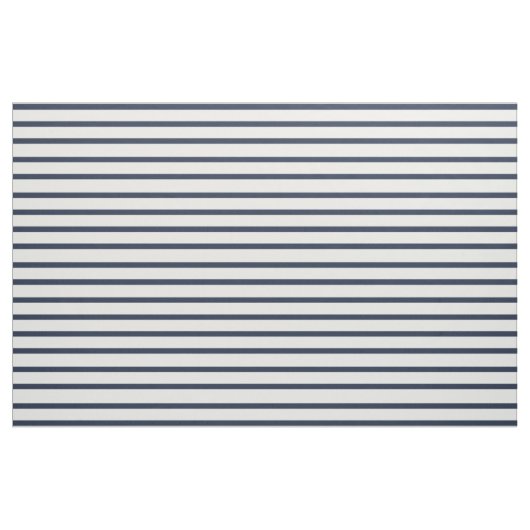 Navy Blue en White Striped Fabric van Yard Stof (Yard (91,4 cm))