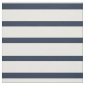 Navy Blue en White Striped Fabric van Yard Stof (Swatch)