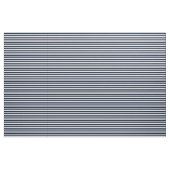 Navy Blue en White Striped Stof (Yard (91,4 cm))