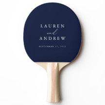 Navy Blue en White Wedding Personalized