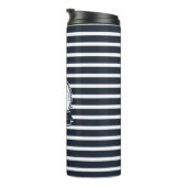 Navy Blue Family Name Boat Thermosbeker (Geroteerd rechts)