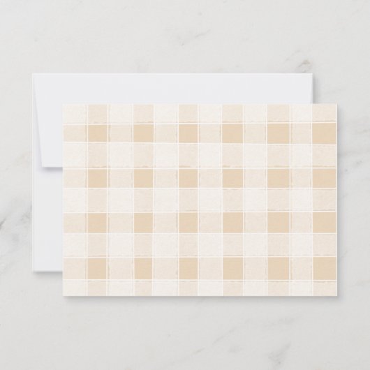 Navy Blue Floral Afstuderen RSVP Kaartje (Achterkant)