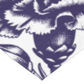 Navy Blue Floral  Tafelkleed (Gekanteld)