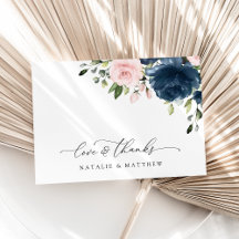 Navy Blue Flowers, Roze Flowers, Floral Wedding