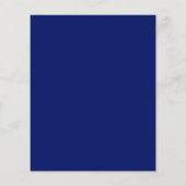 Navy Blue Flyer (Achterkant)