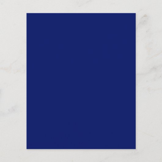 Navy Blue Flyer (Voorkant)