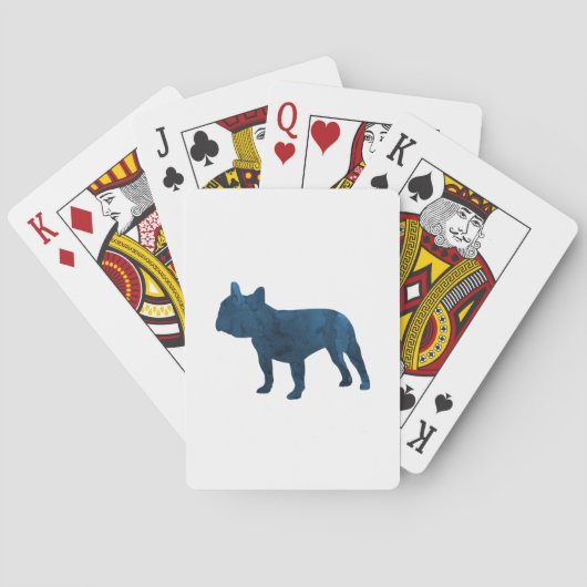 Navy Blue French Bulldog ook bekend onder de naam Pokerkaarten (Achterkant)