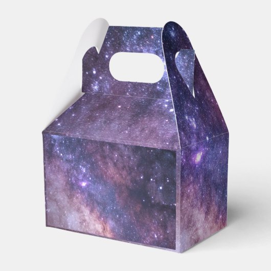 Navy Blue Galaxy Sterrennacht Stars Modern Bedankdoosjes (Achterkant)