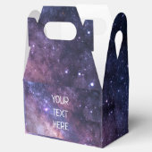 Navy Blue Galaxy Sterrennacht Stars Modern Bedankdoosjes (Geopend)