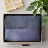 Navy Blue Galaxy Sterrennacht Stars Modern Tissuepapier (Geschenk)