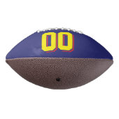 NAVY BLUE GEEL EN RED Custom Football (Gedraaid 270)