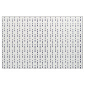 Navy Blue Geometric Stippen Pattern Stof (Yard (91,4 cm))