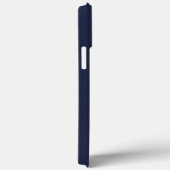 Navy Blue - gepersonaliseerd monogram en naam Case-Mate iPhone Case (Achterkant / Rechts)