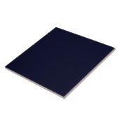 Navy Blue, gewoon marineblauw Tegeltje (Zijkant)