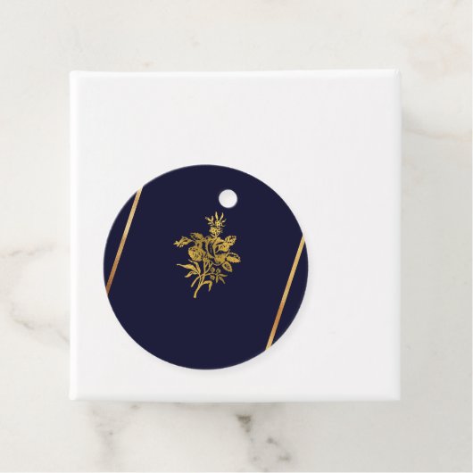 Navy Blue Gift-Labels Bedankjes Labels (In situ)