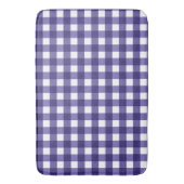 Navy blue gingham badmat (Voorkant Verticaal)