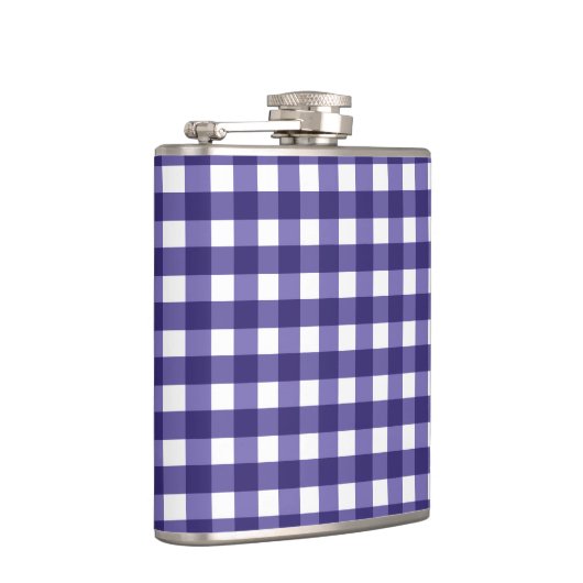 Navy blue gingham heupfles (Rechts)