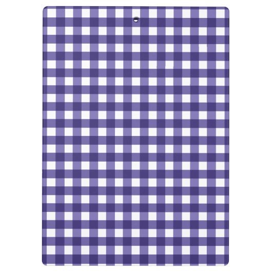 Navy blue gingham klembord (Achterkant)