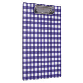 Navy blue gingham klembord (Rechts)