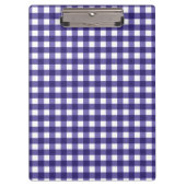 Navy blue gingham klembord (Voorkant)