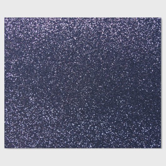 Navy blue glitter cadeaupapier (Vlak)