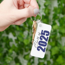 Navy Blue Glitter Klasse van 2025