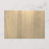 Navy Blue & Gold Bar Mitswa Details Kaart (Achterkant)