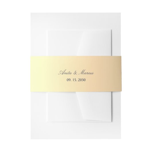 Navy Blue Gold Baroque Wedding Uitnodigingen Wikkel (Voorkant Voorbeeld)