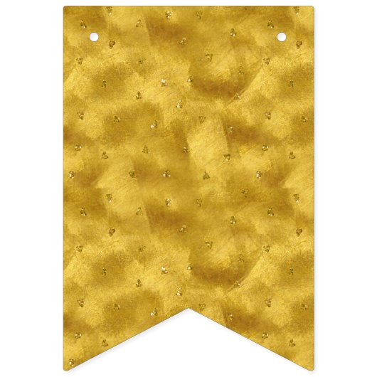 Navy Blue Gold Glitter Vlaggetjes (Tweede vlag)