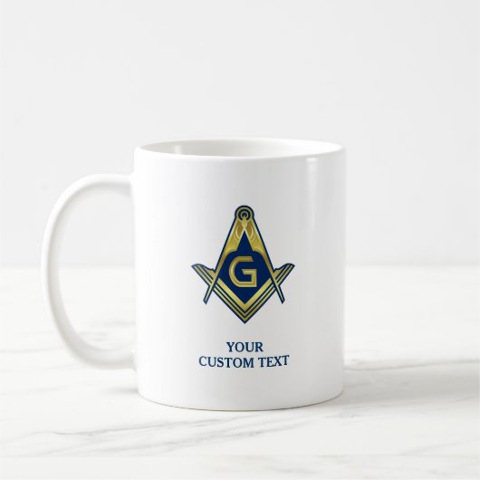 Navy Blue Gold Masonic Mokken | Vrijmetselaar Home (Links)