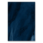 Navy Blue & Gold Wedding Table Kaart (Achterkant)