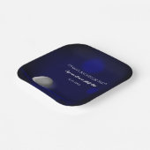 Navy Blue golf - golfers vrijgezellenfeest golf pa Papieren Bordje (Gebogen)