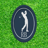 navy Blue Golf Papieren Bordje