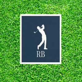 navy Blue Golf Servet