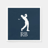 navy Blue Golf Servet (Voorkant)