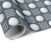 Navy Blue golfbal en T-shirt cadeau Cadeaupapier (Rol Hoek)