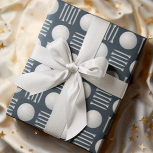 Navy Blue golfbal en T-shirt cadeau Cadeaupapier