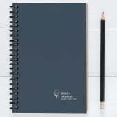 Navy Blue Golfbal op T-shirt Persoonlijk Notitieboek