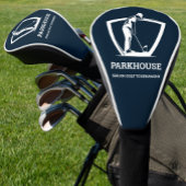 Navy Blue Golfers Naam Toernooi Golfheadcover