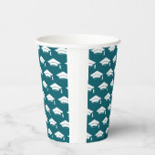 Navy Blue Graduation Caps Papieren Bekers (Rechts)