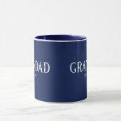 Navy Blue Grandad-jaar ingesteld Mok (Midden)