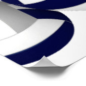 navy blue gray volleyballs birthday party welcome poster (Hoek)