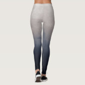 Navy Blue Gray White Leggings (Achterkant)
