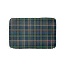 Navy Blue, Green en Red Scottish Tartan