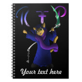 Navy Blue Grim Reaper Notitieboek (Voorkant)