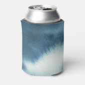 Navy Blue Groomsman Aangepaste bruiloft Blikjeskoeler (Blikje Achterkant)