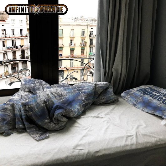 Navy Blue Grunge Denim Textuur | Sherpa Deken